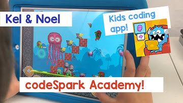 codeSpark Academy Coding App for Kids! Watch Kellan Play! Learning Creating Computer Games