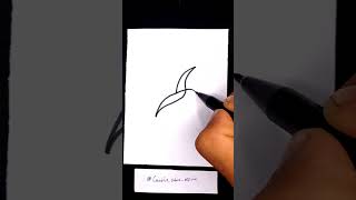 one line drawing bird easy drawing art