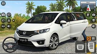 Honda Jazz GK5 Driving in BUSSID | Realistic Car Mod & Passenger Pickup | Android Gameplay screenshot 5