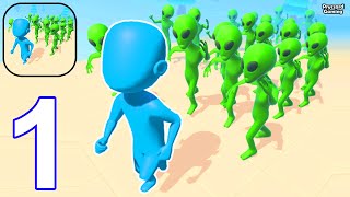 Alien Invasion: Gun Defense - Gameplay Part 1 Stickman Alien Base Defense War Survival (Android) screenshot 5