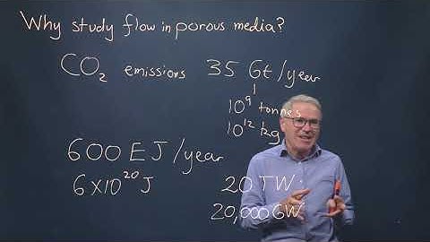 Motivation: Why study flow in porous media?