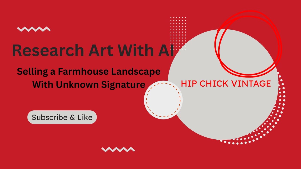 Sell Landscape Farmhouse Art With Me & AI
