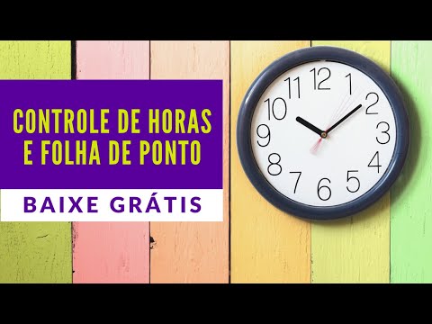 planilha controle de horas e folha de ponto youtube folha de ponto