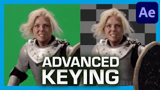 ADVANCED Green Screen KEYING Techniques | After Effects Tutorial screenshot 5