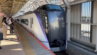 E353系モトS210編成+モトS104編成 特急あずさ26号新宿行き 国立高速通過シーン