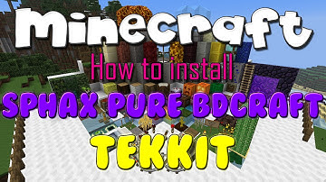 Minecraft Tekkit: Sphax Texture Pack Installation
