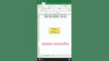 Digital Clock in excel ⏰#shorts #youtubeshorts #viral #trending #video #trendingshorts #subscribe