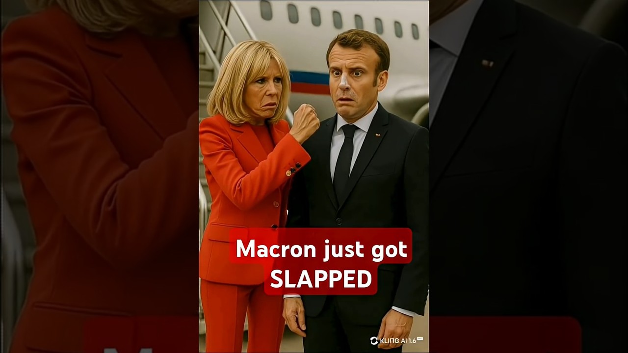 MACRON GOT SLAPPED. МАКРОН ПОЛУЧИЛ ПОЩЕЧИНУ 