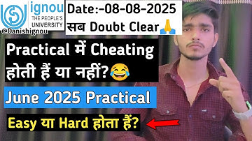 😂😨Is there cheating in IGNOU Practical Exam or not? | IGNOU Practical 2025 | IGNOU 2025 Practical