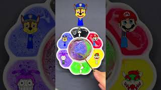 Sprunki OC Colour Mixing Normal & Horror 😱I Super Mario #satisfying #colourmixing #colors #art