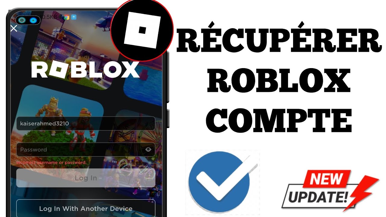 Comment récupérer un ancien compte Roblox sans e-mail/mot de passe