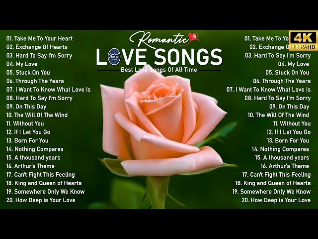 Playlist Love Song 2024  - Best Love Songs Ever Westlife, MLTR, Backstreet Boys, Boyzone class=