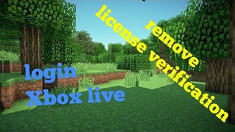 How to remove license verification and log in to Xbox live for free MCPE