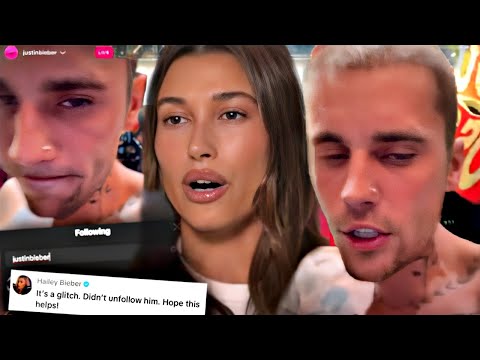 HAILEY BIEBER BLAMES JUSTIN BIEBER UNFOLLOWING on 'GLITCH' (She's DONE with His BIZARRE Behavior)