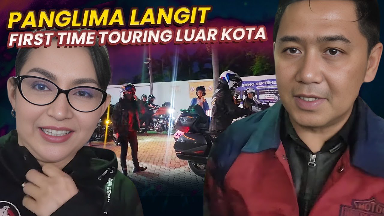 UNTUK PERTAMA KALINYA PANGLIMA LANGIT TOURING LUAR KOTA BERSAMA CLUB MOTOR HARLEY DAVIDSON.