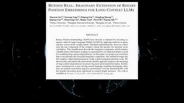 Beyond Real: Imaginary Extension of Rotary Position Embeddings for Long-Context LLMs (Dec 2025)