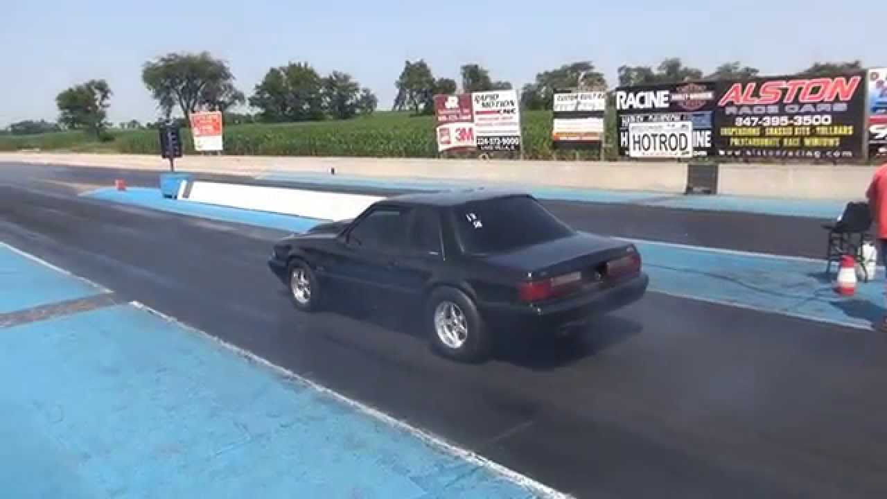 Rich Morton's Black Mustang