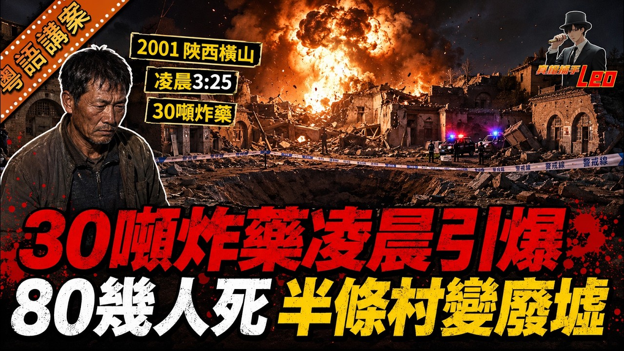 51歲農民為報復竟引爆30噸炸藥！80幾人死亡、過百人受傷，半條村一夜變成廢墟【真相捕手Leo】｜案件解說｜真實案件｜粵語字幕 縮圖