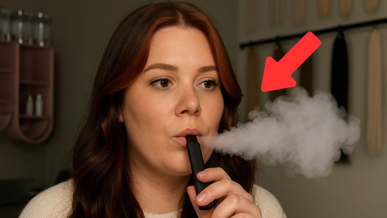 Julia möts av kritik för sin Vape-Rökning!
