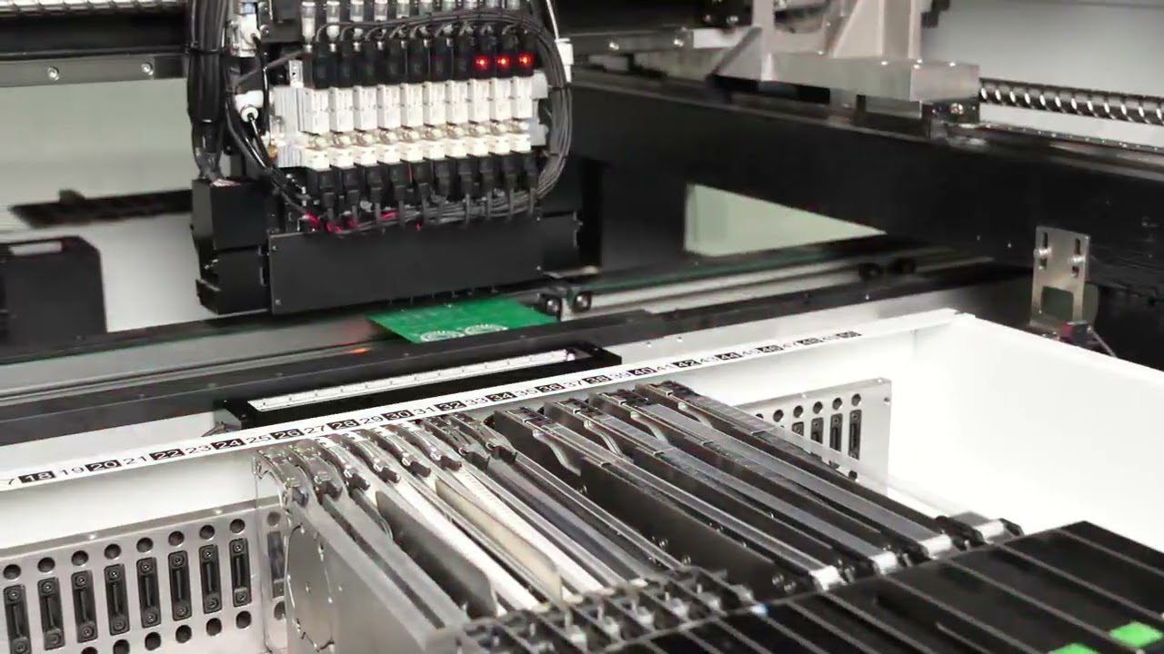 Production line Automated Pick-and-Place Machine with Mounting Speed 42000CPH optimal