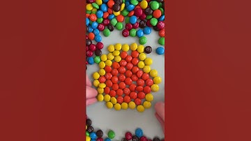 Sorting candy by color starting with #orange #mandms