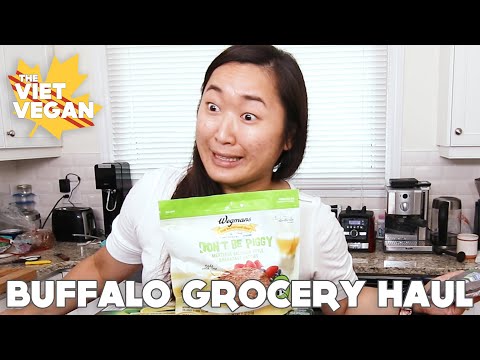 weird energy vegan snack haul from buffalo NY 🙃