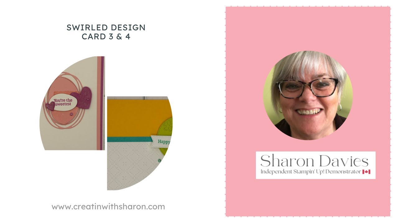 Swirled Designed Cards 3 & $