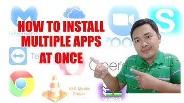 HOW TO INSTALL MULTIPLE APPS AT ONCE ON WINDOWS | NINITE.COM