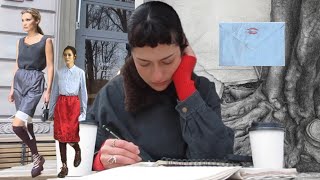 trabajando en mi proyecto artístico + milan fashionweek 