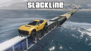 GTA 5 Online - Slackline (Fun Modded Race)