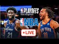 Game 4 New York Knicks at Philadelphia 76ers NBA Live Play by Play Scoreboard / Interga