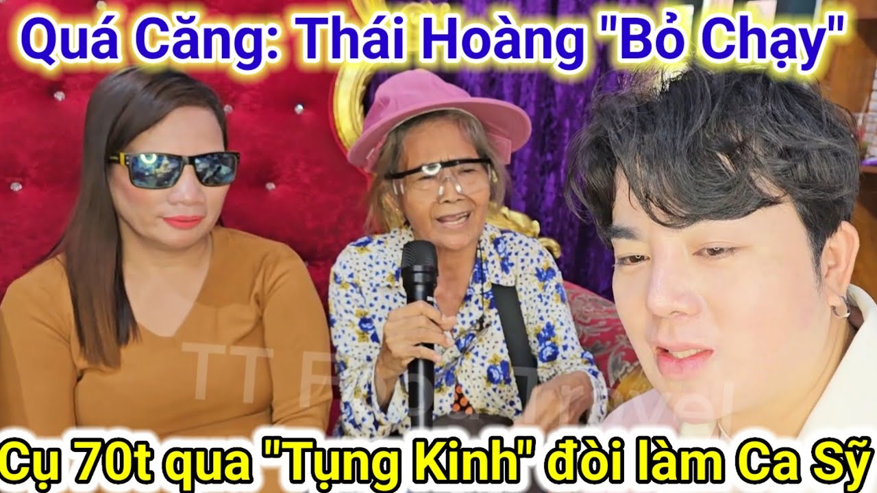 Quá Căng: Thái Hoàng bỏ chạy mất dép khi Cụ 70t qua 