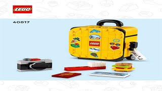 LEGO instructions - Miscellaneous - 40817 - Yellow Travel Suitcase