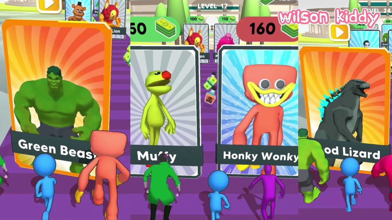 Kartu Huggy Wuggy Huluk Godzilla | Monster Draft | Wilson Kiddy