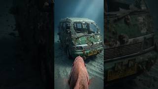 POV : Red Gourami found Angkot jurusan Caheum Cileunyi on the seabed #gopro #underwaterworld