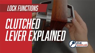 What is a "Clutched" Lever? by CLKsupplies.com