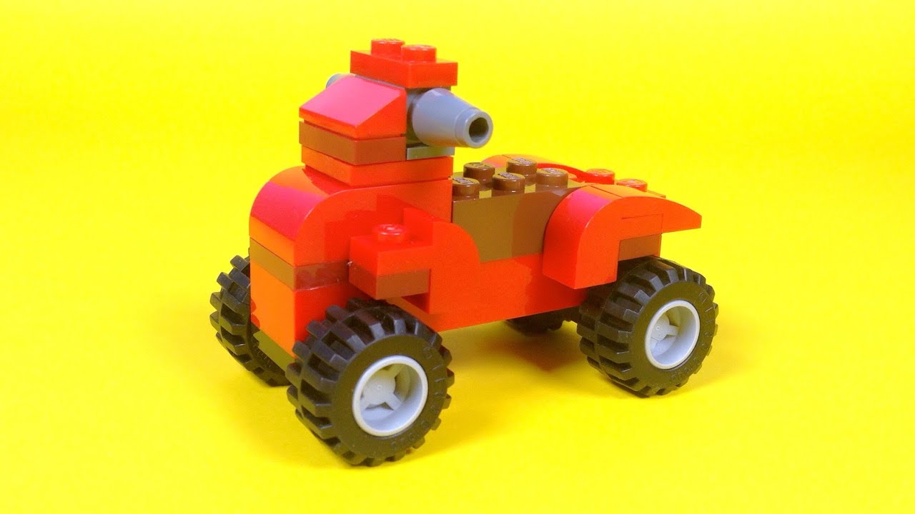 hver dag Med vilje side Lego Quad Bike Building Instructions - Lego Classic 10696 "How To” - YouTube