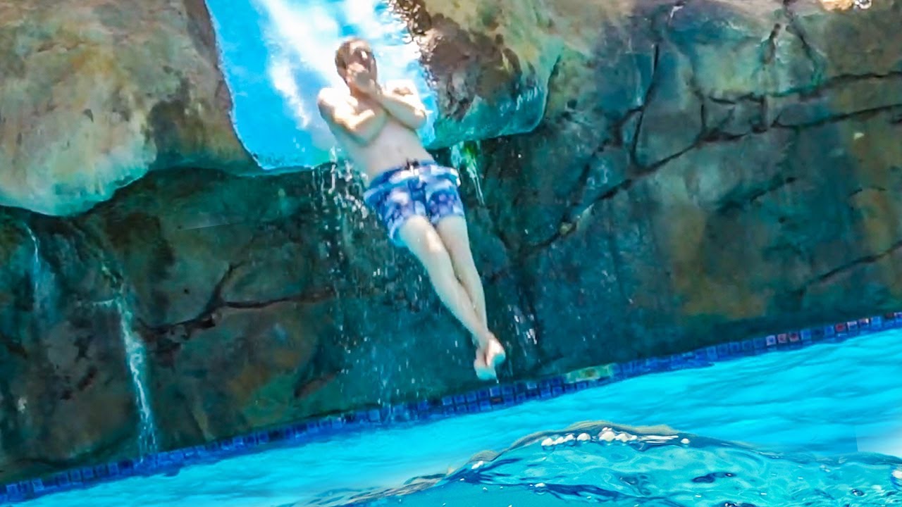 The Rock DiveIn Drop Slide Jamberoo Action Park YouTube