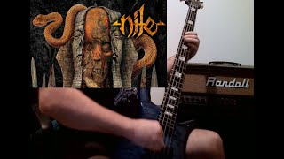 Nile  - Masturbating the War God (bedroom bass cover)