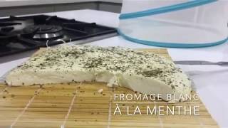 fromage blanc à la menthe fait maison