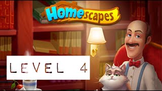 HOMESCAPES WALKTHROUGH LEVEL 4