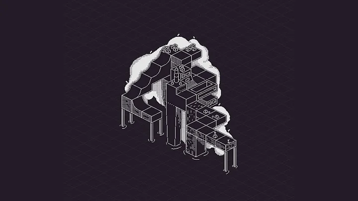 Pixel Art Isometric ''loneliness'' (1-Bit Timelapse)