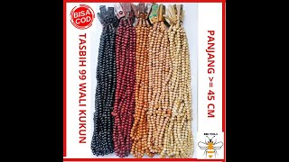 Bisa COD Tasbih kayu wali kukun 99 butir oleh-oleh Ibadah Haji  Umroh dan souvenir pernikahan