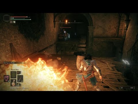 ELDEN RING Exploding a Barrel