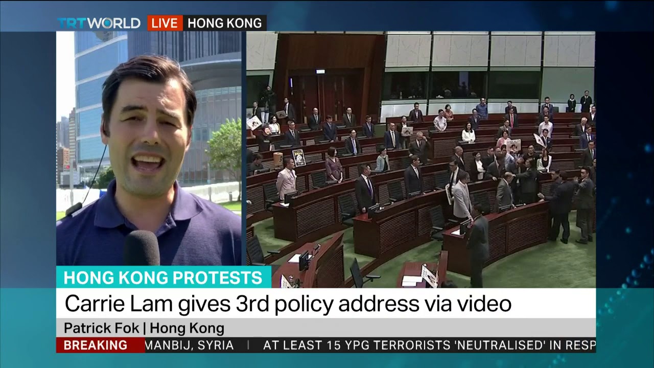 Carrie Lam gives third policy address via video