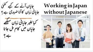 Japanese Language Reqiremnts to Work in Japan|How to Learn Japanese| Work without Japanese|N5| N4|N3