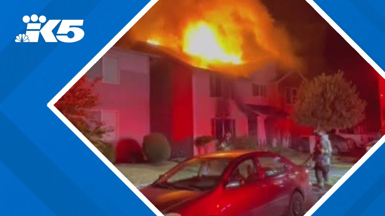 BREAKING: Person hospitalized after Kent house fire - YouTube