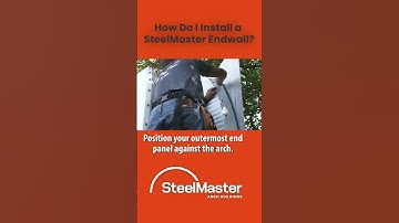 How Do I Install a SteelMaster Endwall? #shorts