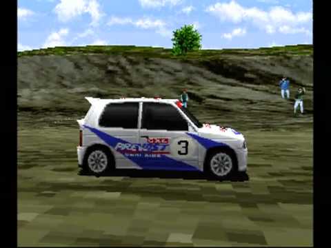 Rally De Europe, an obscure PS1 racing game