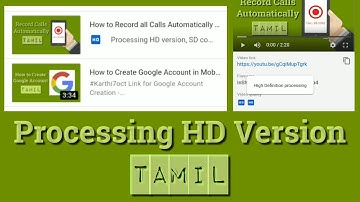 Processing HD Version on YouTube | SD Complete | Tamil | Video Uploading Problem | Stuck | Solution